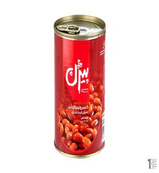 بیژن کنسرو لوبیا چیتی باقارچ380گرمی