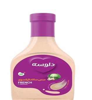 دلوسه  سس فرانسوی پت 400گرمی
